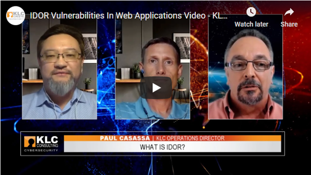 Hacking Web Applications and APIs Video: a related discussion about IDOR Vulnerabilities