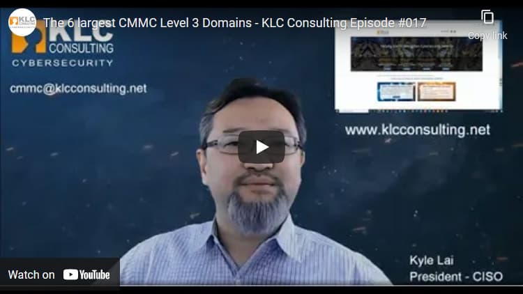 The 6 largest CMMC Level 3 Domains