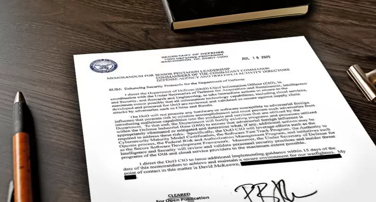 New Directive from Secretary of Defense