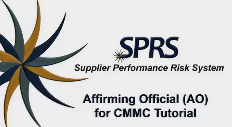 SPRS Annual Affirmation Tutorial for Affirming Officials
